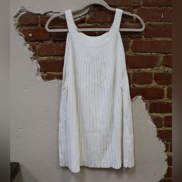 ANHTOPOLOGIE ** White Zadkine Sweater Tank 3X - Picture 5 of 9